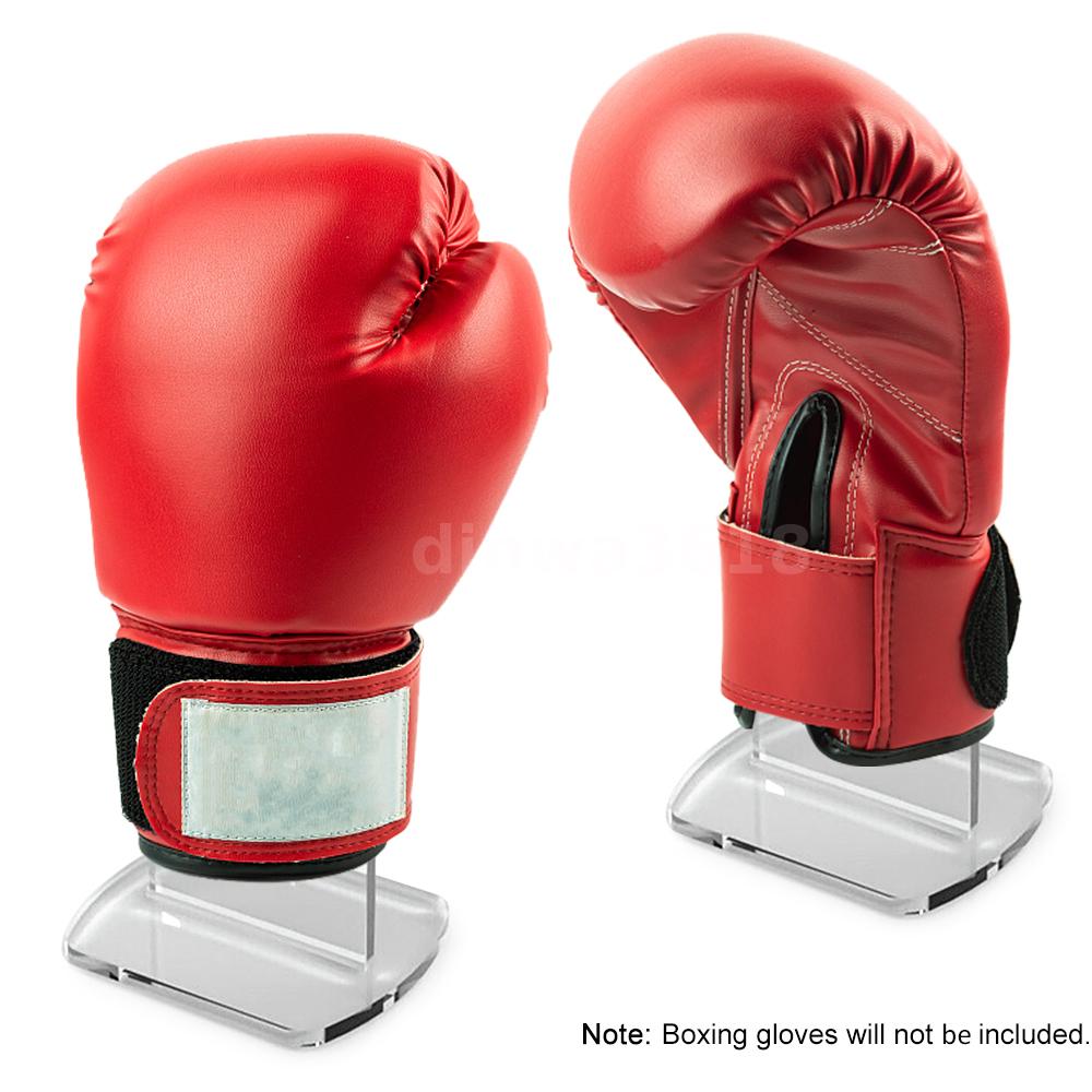 Boxing Glove Display Stand Upright Baseball Gloves Display Stand Clear